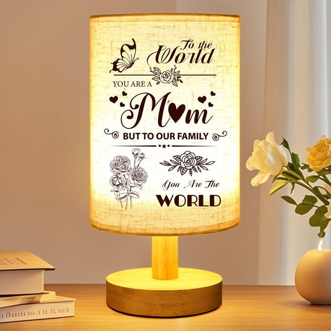 MOM GIFTS FOR CHRISTMAS FROM DAUGHTER SON MOM BIRTHDAY XMAS GIFTS MOTHERS DAY GIFT FOR MOMMY MOTHER GRANDMA SECRET SANTA THANK YOU PRESENTS TABLE LAMPS WITH FABRIC SHADE HOME DECORATION