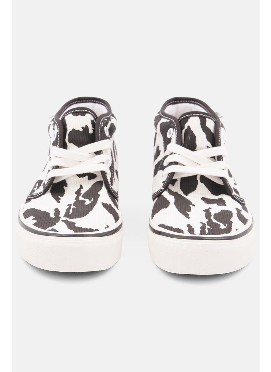 VANS - Women Chukka 49 Dx Skate Shoes, White/Black - Image 1