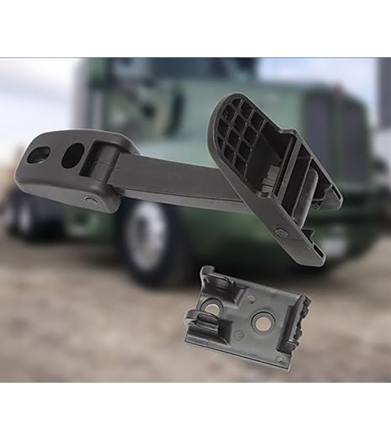 مكون من قطعتين طقم مزلاج غطاء المحرك الثقيل LH RH 315 5502 315 5503 بديل لـ Kenworth T170 T270 T330 T370 T660 Peterbilt 325 335 337 340 348 384 386 567 569 579 Mack Ch Blue Bird - Image 4