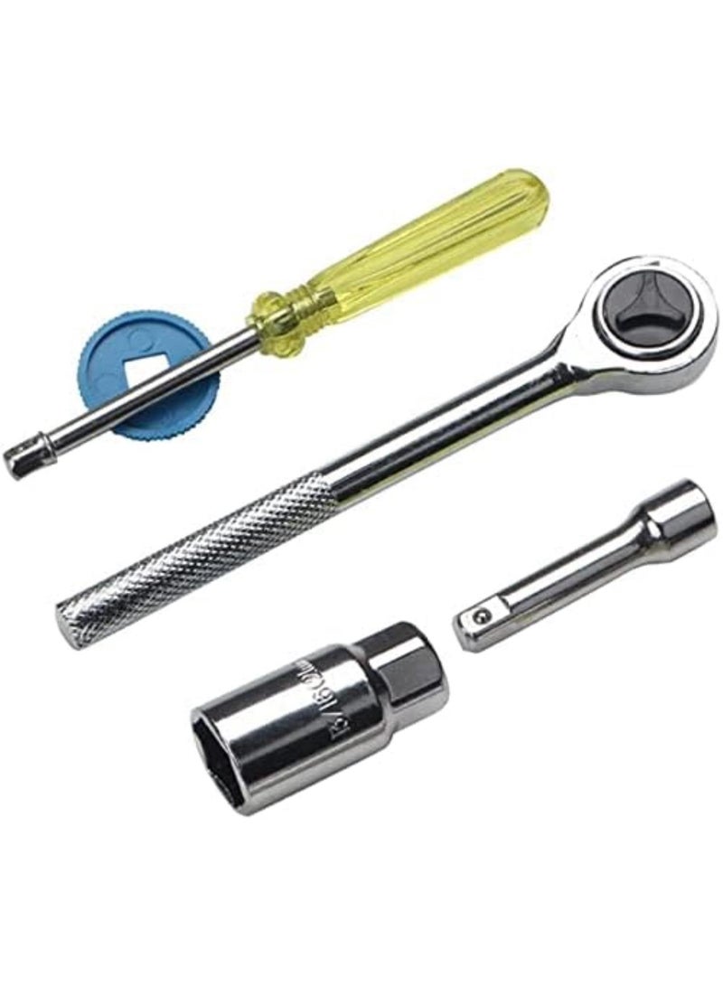GGOOT Ratchet Wrench Socket Wrench Set Tool Set Car Socket Wrench Sleeve Suit Hardware Repair Tools Set Car Mechanic Tool Box Set 40Pcs 1108 - Image 3