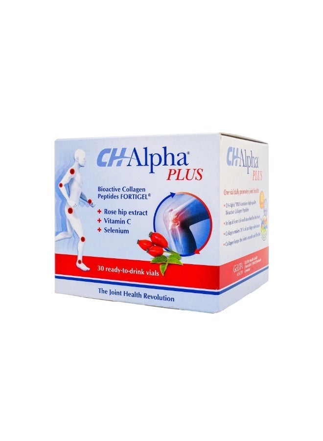 Ch-Alpha Ch Alpha Plus Bioactive Collagen 30 Ready to Drink Vials 750 ...