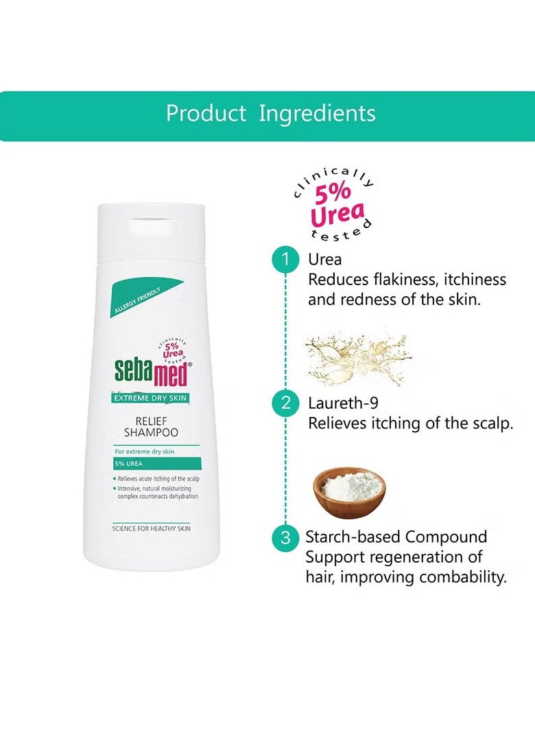 Sebamed شامبو تخفيف جفاف الجلد الشديد 200 مل - Image 2
