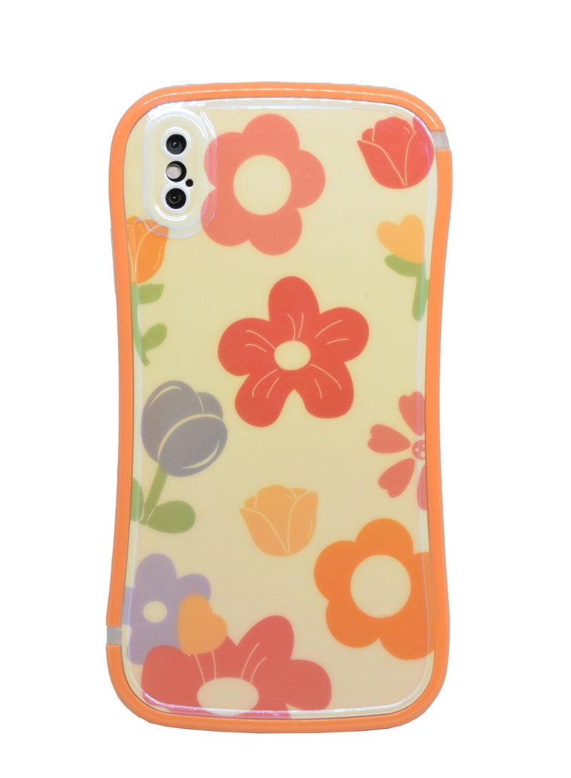 Houmt iPhone XS Max Case Cover for Girls with Foral Design Tough Phone Case Shockproof Protective TPU Compatible with Apple iPhone XS Max Cover - Image 1