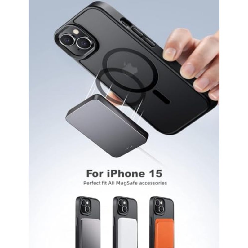 for Case, Compatible with MagSafe [FT Drop Resistant][2 Tempered-Glass Screen tectors] Matte Skin-Feeling Shockof case for Cases 6.1 - Image 5