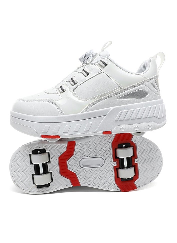 Joshberg Sneaker Skate Shoes with Wheels Roller Skates Shoes  - Image 1