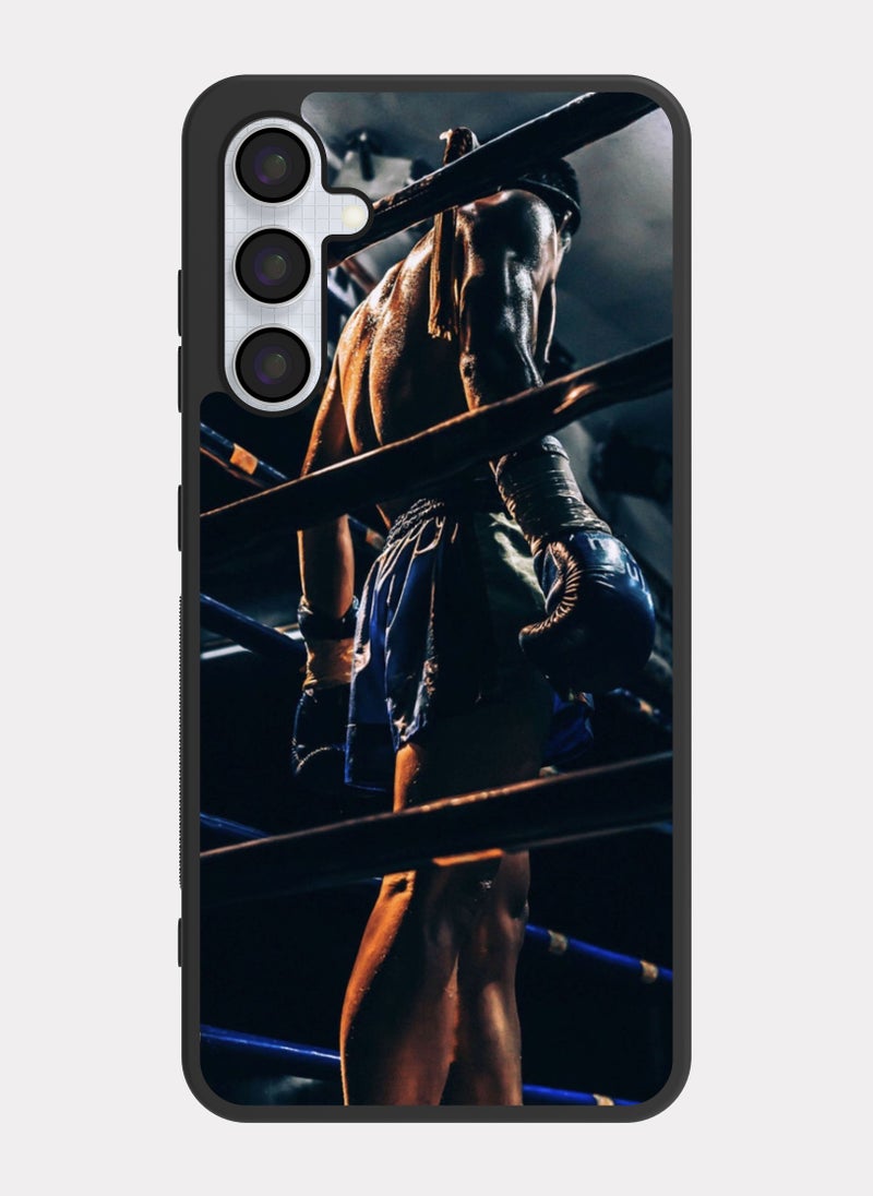 بكسلات كفر سامسونج جالكسي ايه 25 مصارع موياي تاي اسود - Image 1