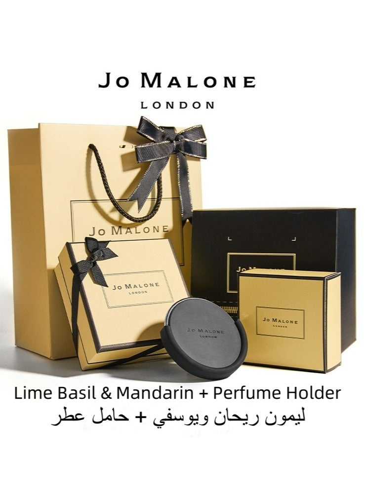 جو مالون لايم باسيل آند ماندرين معطر جو للسيارة مع حامل عطر عربي للجنسين معطرات هواء صلبة 30 جرام - Image 1