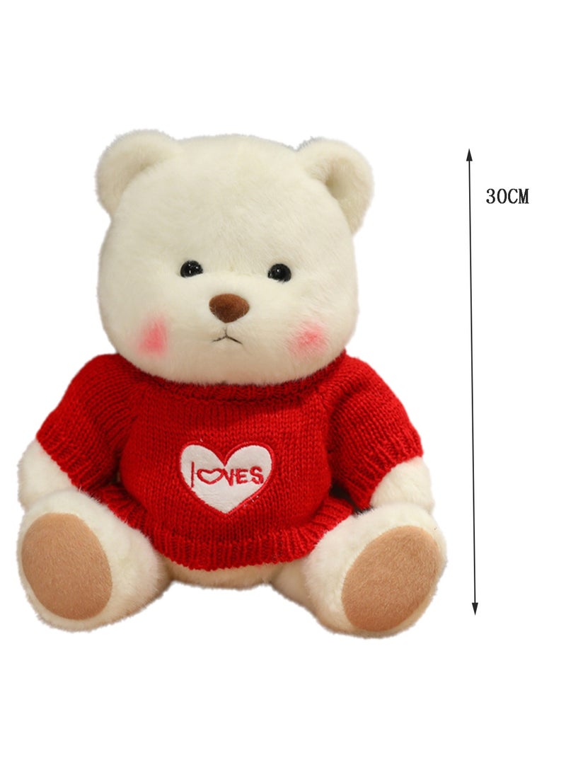 30 CM Cute Cartoon Bear Plush Toy Soft Stuffed Movable joints Doll For Girls And Boys All Ages Gift（Style 18） - Image 2