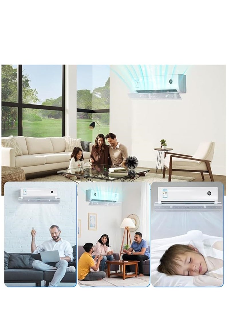 Generic - Air Conditioner Deflector, Clear Air Conditioning Wind Shield, Split AC Air Conditioning Baffles for  Preventing Air Blowing From AC Directly, 56-102cm Adjustable Retractable AC Windshield For Home Office (Clear / MKS-277) - Image 1