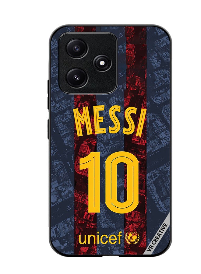 VR CREATIVE Protective Case Cover For Xiaomi Poco M6 Pro 5G Messi Design Multicolour - Image 1