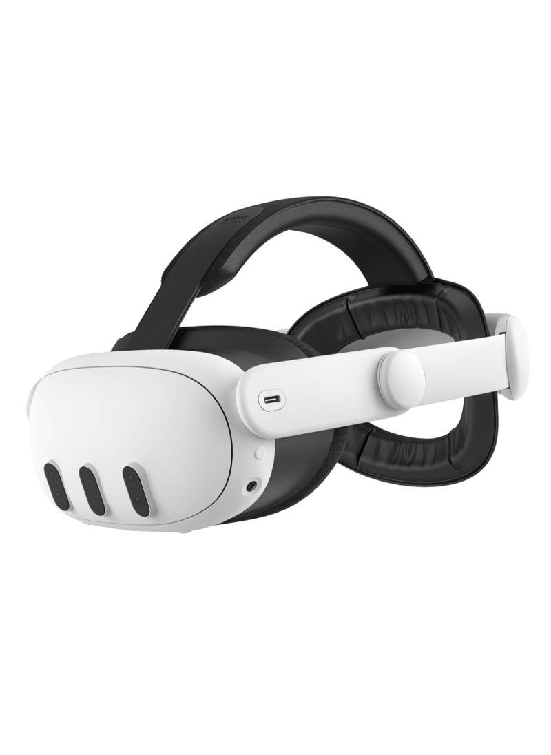 Generic Adjustable Halo Headband for Oculus Quest 3 – 3-in-1 Replacement for Elite Strap, Enhanced Comfort u0026 Gaming Immersion VR Accessories Compatible with Oculus/Meta Quest 3  - Image 1