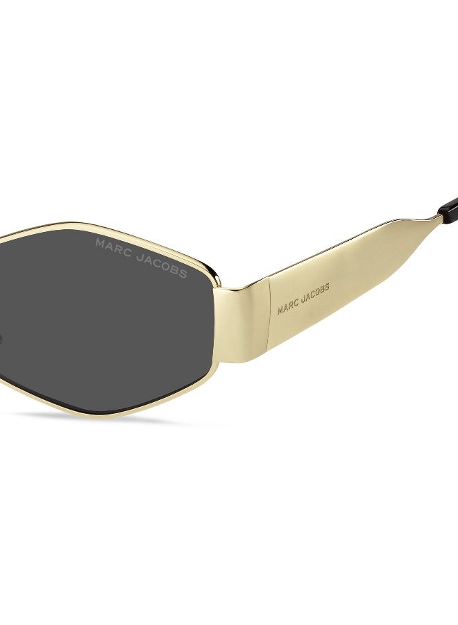 Marc Jacobs MARC 496/SHINY RHL Women's Full Rim Hexagonal Sunglasses - Lens Size: 55 mm - Image 4