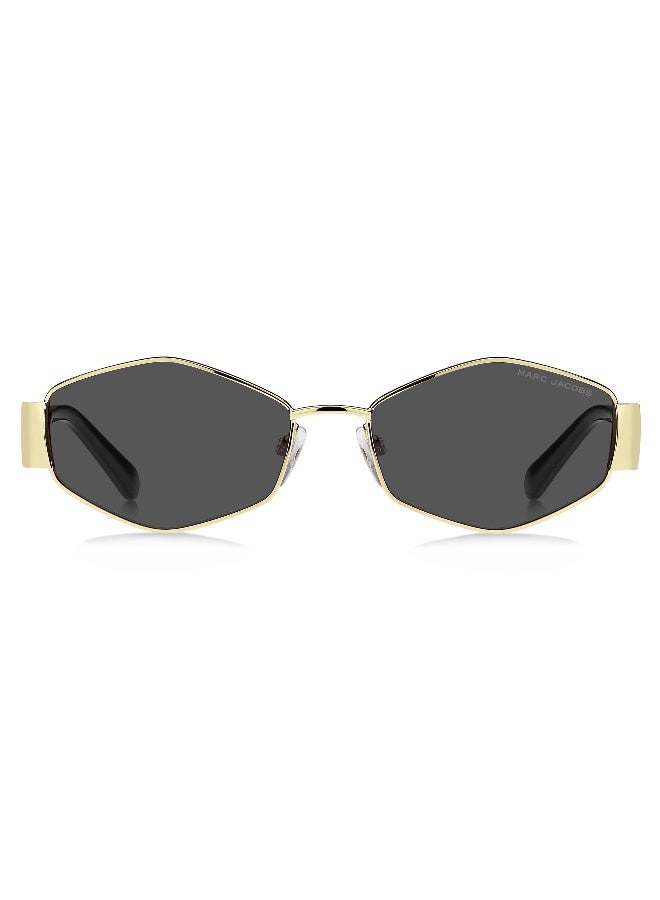 Marc Jacobs MARC 496/SHINY RHL Women's Full Rim Hexagonal Sunglasses - Lens Size: 55 mm - Image 2