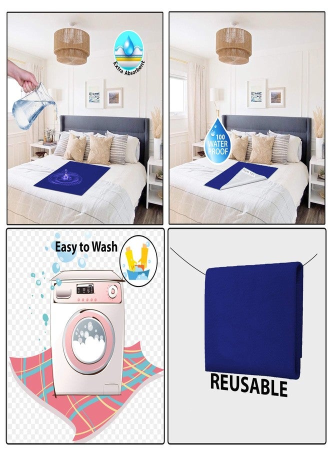 POLKA TOTS Premium Waterproof Dry Sheet for New Born Baby | Extra Absorbent Bed-Cot Protector Mat | Water Proof Sheets for Kids Urine | Rubber Sheet for Bed Baby & Toddlers | 70 X 100 CM M - Image 5