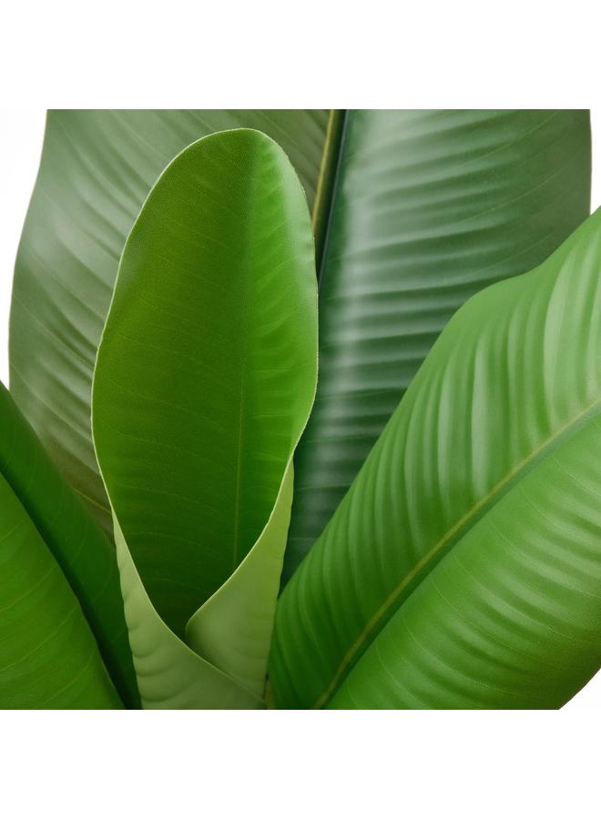 Zaboon Artificial Potted Plant, In/Outdoor Banana Tree, 12 Cm - Image 4