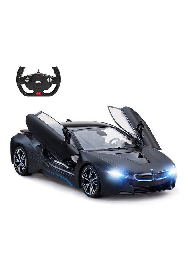 RASTAR Remote Control Car 114 Bmw I8 Radio Remote Control Racing Rc Toy Car Model Vehicle Open Doors By Rc Mattblack  - Image 1