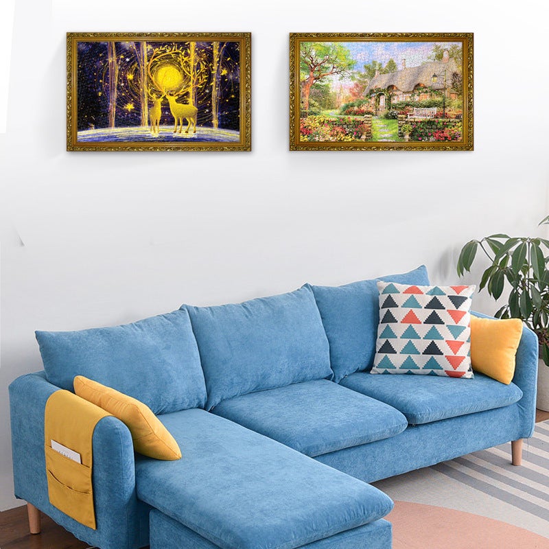 1000 Mini Puzzle Landscape Famous Painting Series Challenge Extreme Difficulty Adult Decompression Toy Young Love - Image 3