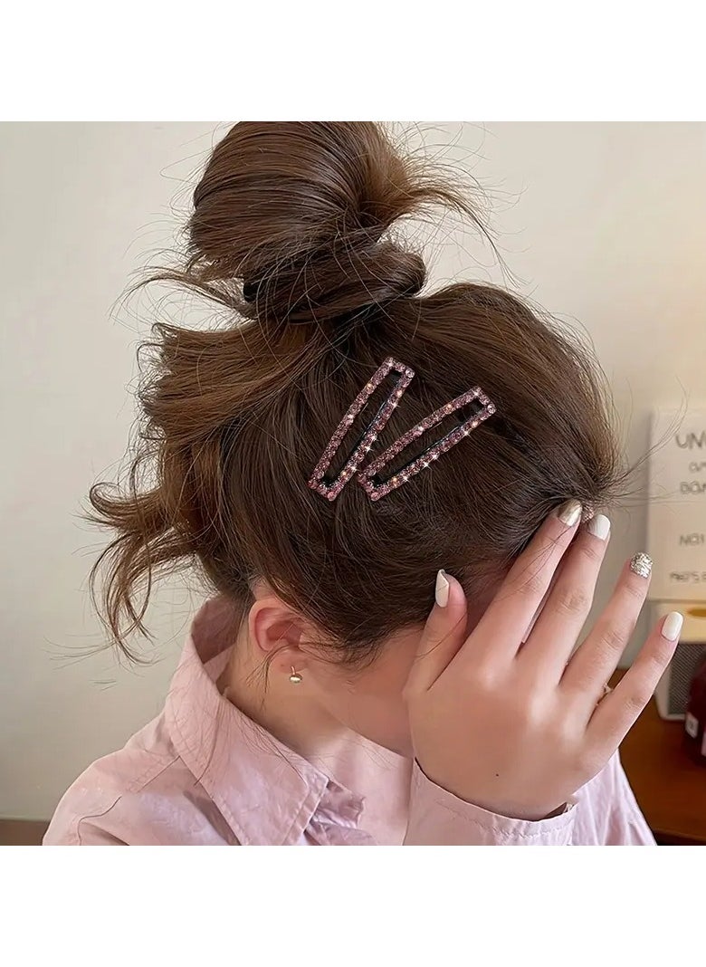 Goolsky 5pcs Women's rhinestone vintage hair clip simple and elegant for girls side clip 2025 new high-end fashion headwear hair clip hair accessory  - Image 3