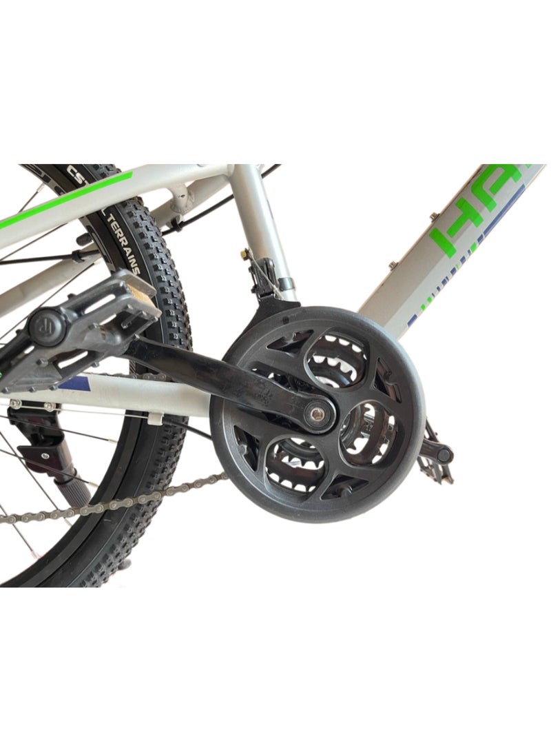 HADOR Steer Aluminum Frame 21-Speed Front Assistant Bike, 24-Inch Size, Green&silver - Image 5