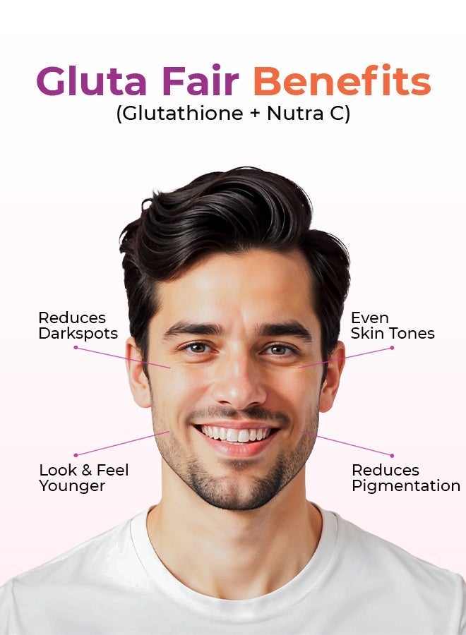 نيوتريفاكتور مجموعة توهج البشرة من الجلوتاثيون وفيتامين سي - 2 جلوتا فير + 1 نوترا سي مجانًا - Image 2
