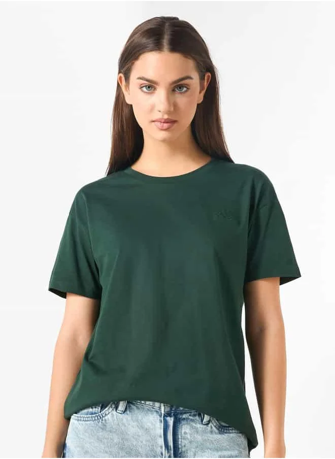 Kappa Kappa Crew Neck T-shirt with Short Sleeves