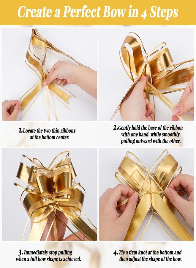 EUSOAR Silver Wrapping Paper, 1 Roll 17 in x 32.8ft Solid Color Matte Gift Wrap with 10pcs Gold Pull Bows, Gift Wrapping Paper Crafts DIY Packaging Supplies for Wedding Birthday Holiday Bridal Party - Image 3