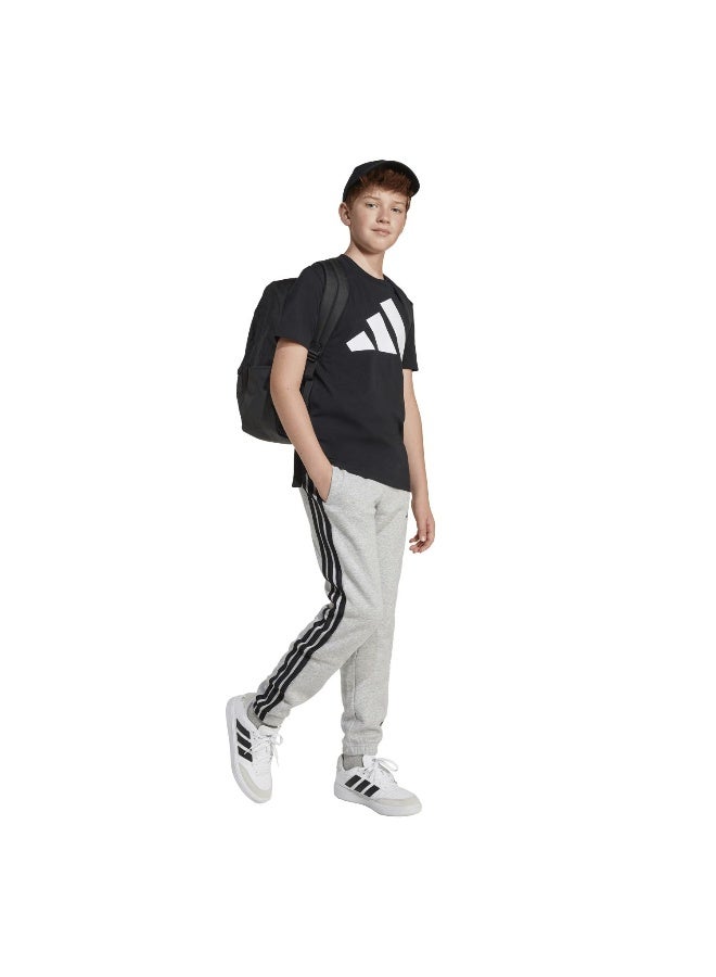 Adidas J Bl Tee 160 Black Training T-Shirts For Junior 7-8Y - Image 4