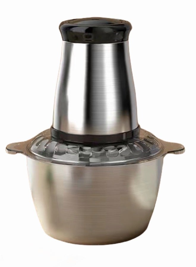 ميكسد مطحنة اللحم الكهربائية ، وتجهيز الأغذية خلاط مع 3 لتر الفولاذ المقاوم للصدأ وعاء الخضار والفواكه المفرمة