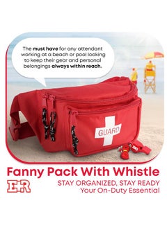 Ever Ready First Aid Ever Ready First Aid Fanny Pack/Hip Pack (Fanny Pack With Whistle)  - Image 2