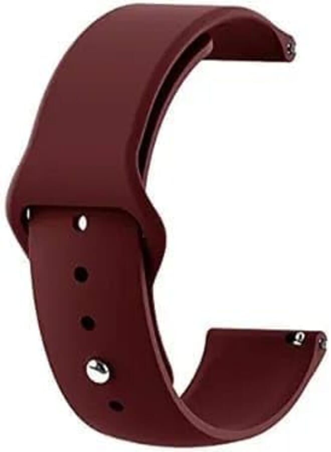 Next Next Store 20mm Soft Silicone Strap Compatible with Samsung Gear Sport/4/5/6/Watch 5 Pro/Watch 6/Active 2/Amazfit GTS 2/2e/GTS 5/3/Pro/GTS 4/GTS 2, Stylish and Comfortable