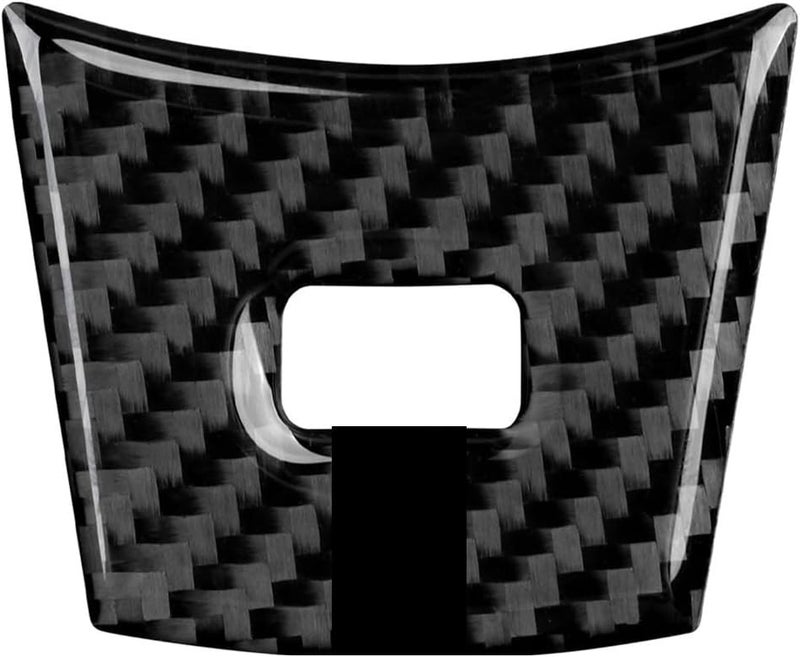 QASULER Carbon Steering Wheel Trim Cover for BMW E63 E64 - Image 1
