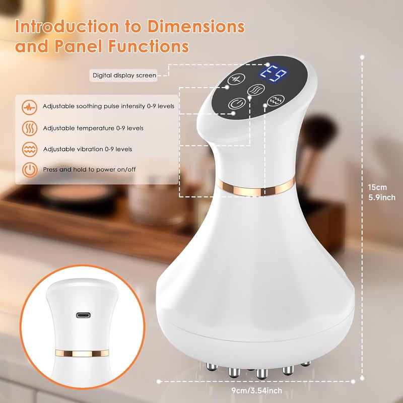 NENRENT Body Sculpting Machine, Lymphatic Drainage Massager & Anti Cellulite Massage Tool, Helps Reduce Stretch Marks & Cellulite, Targeted Relief for Sciatica, Nerve, Hip, Joint & Muscle and Lower Back Pain - Image 5