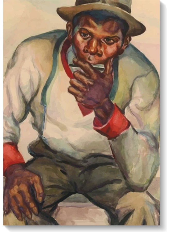 RYN Man Wall Painting Multicolour 40x60cm - Image 2