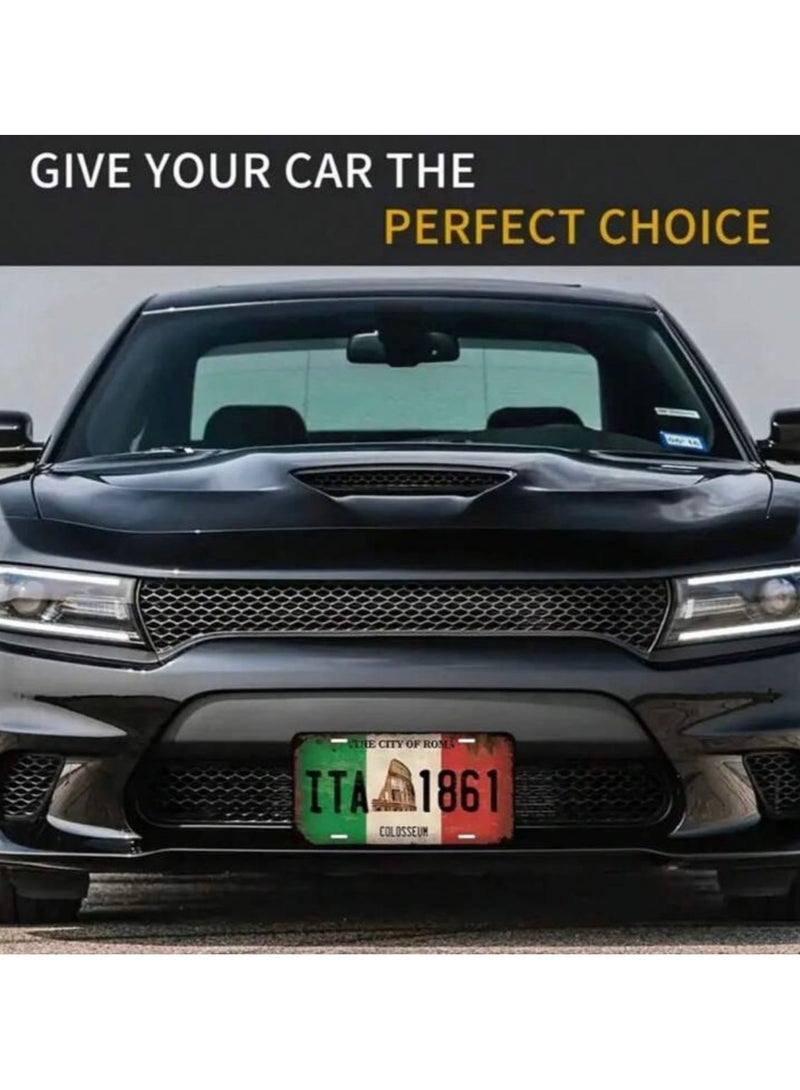 Classic design car metal license plate for decoration - Image 3