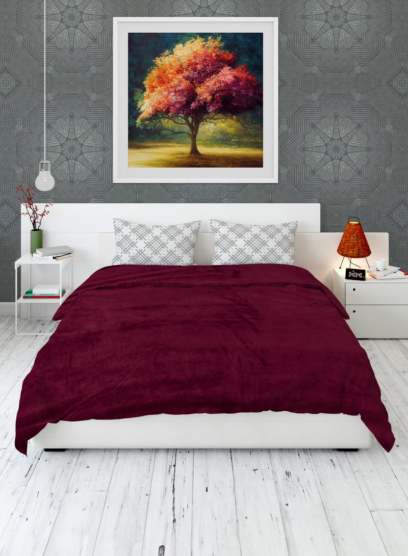 PARAJOHN Flannel Fleece Blanket Double (200x230) For All Season, Fluffy Blanket Warm Bed Throws For Sofa & Bed, Comfortable And Soft Double Flannel Fleece Blanket - Image 2