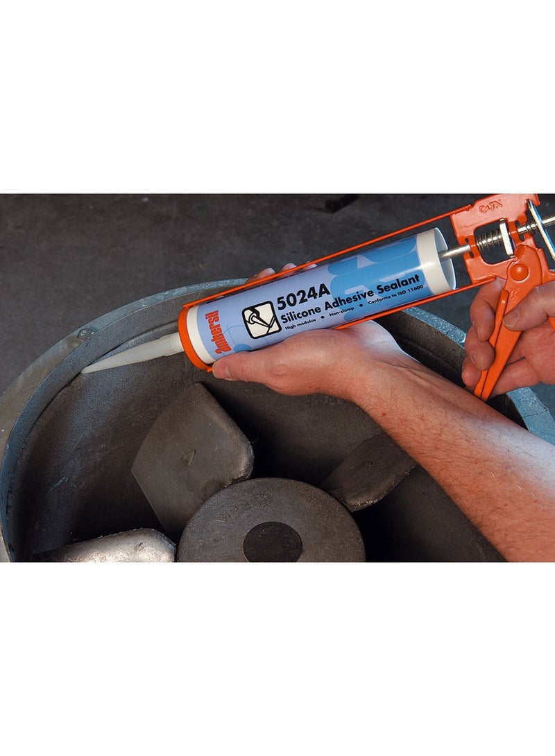 امبيرسيل AMBERSIL® 5024A Silicone Sealant Trans 310ML سيليكون لاصق ومانع تسرب عالي الأداء للأعمال الزجاجية والمعادن - Image 3