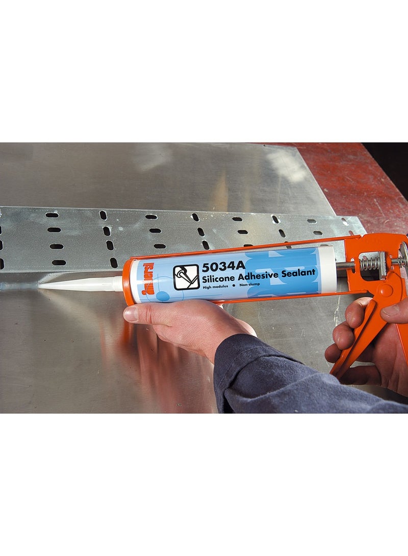 امبيرسيل AMBERSIL® 5024A Silicone Sealant Trans 310ML سيليكون لاصق ومانع تسرب عالي الأداء للأعمال الزجاجية والمعادن - Image 4