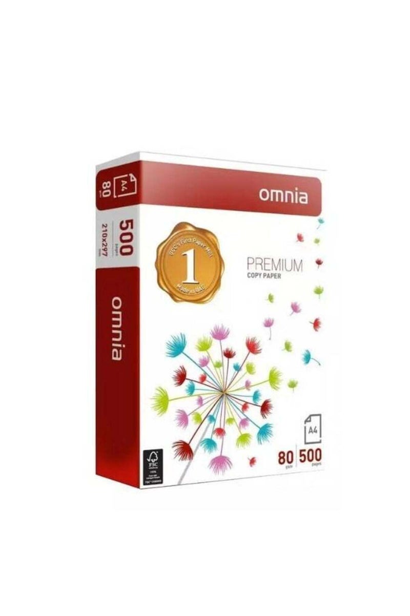 ورق نسخ أبيض متميز بحجم A4 - 500 ورقة