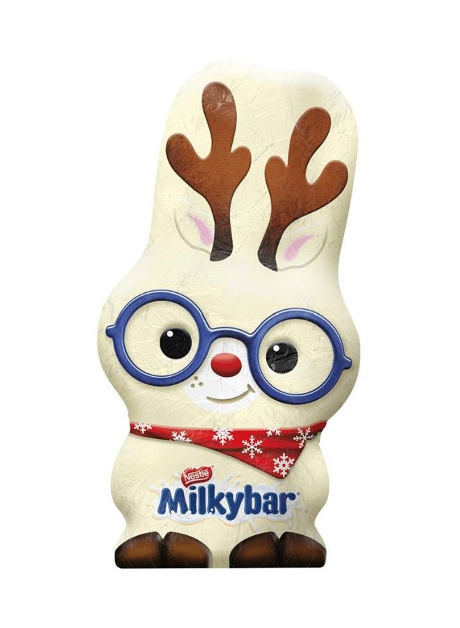 Nestle Milkybar Christmas Reindeer White Chocolate 88g - Image 1