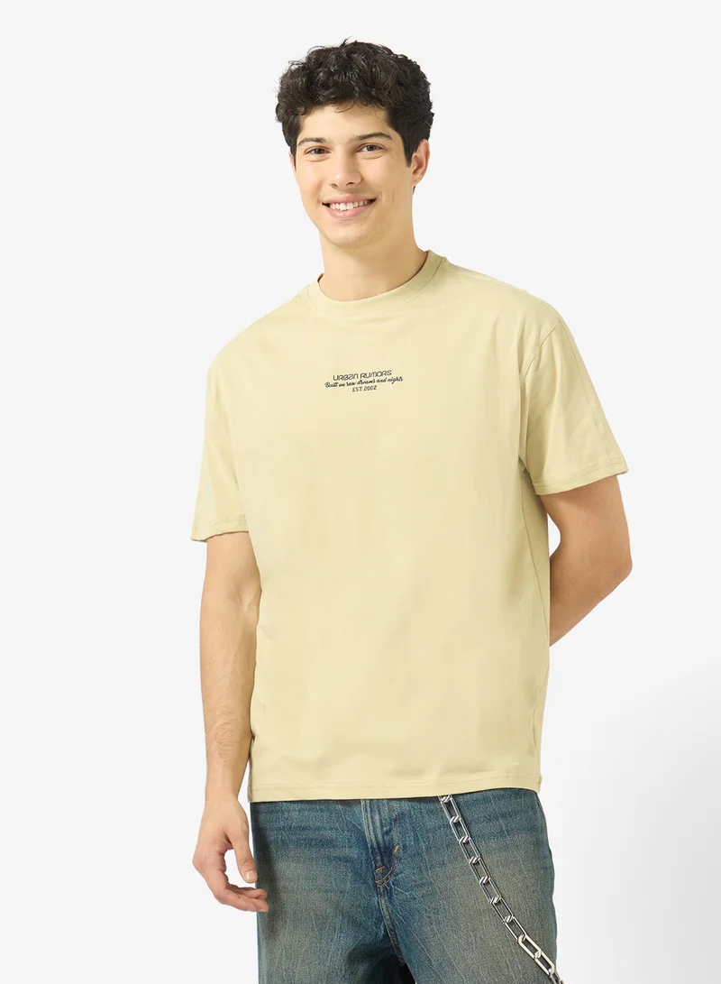 Ripples Mens Drop Shoulder T-shirt