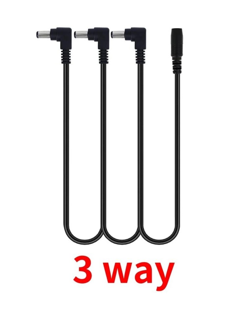 SOLDOUT Daisy Chain 1 to 3 5 6 8 Ways Guitar Effects Pedal Accessories Power Supply Cable for 9V DC Adapter Plug (3 Way)  - Image 3