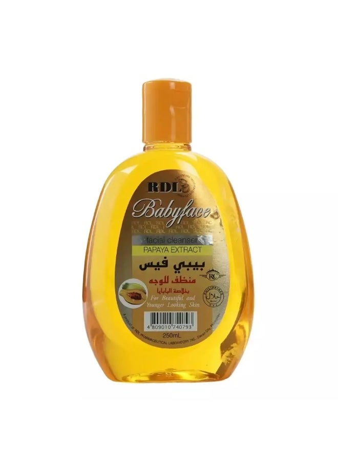 RDL RDL Babyface Facial Cleanser with Papaya Extract- 250ml  - Image 1