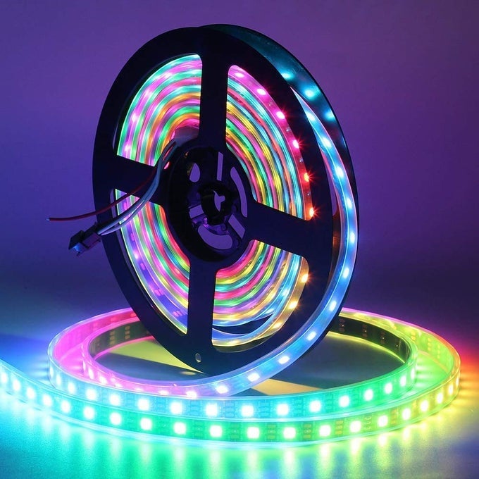 DREAM COLOR PIXEL LIGHT PC STRIP KIT WITH BLUETOOTH SP107E CONTROLLERSUPPLYWS2812BIP30 NON WATERPROOF60 LEDM 5 METERS