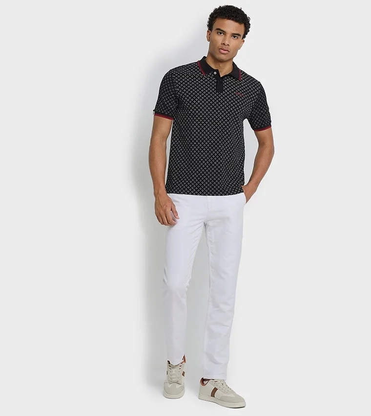 Ben Sherman  Ben Sherman Men's Short Sleeve Printed Polo Tees for Men | Best Price UAE