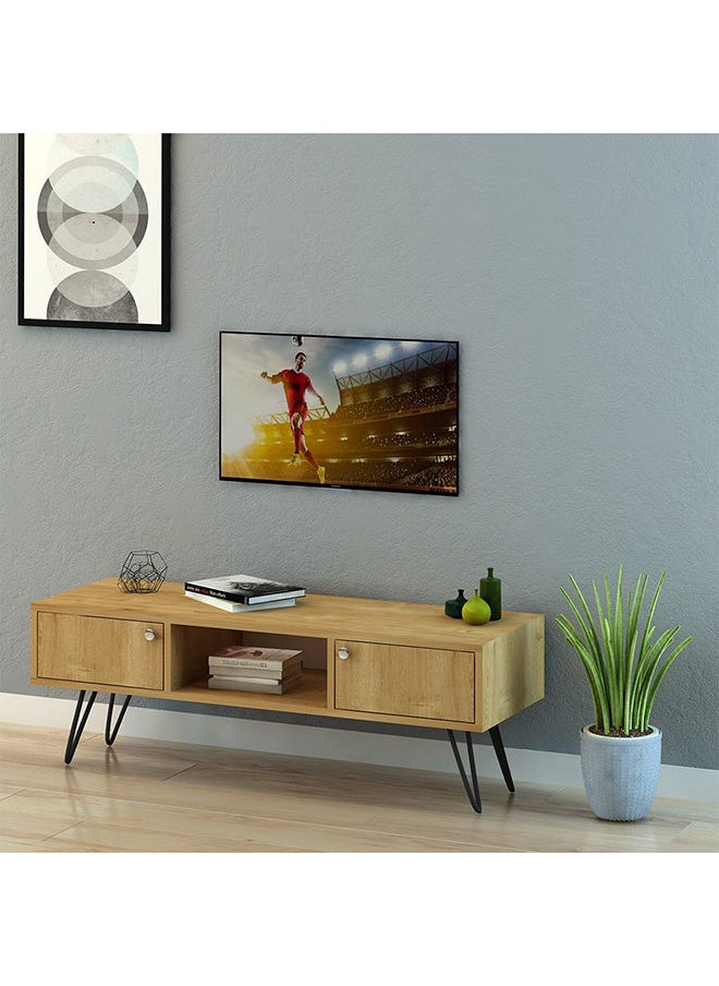 DANUBE HOME Savino TV Cabinet For Up To 55 Inches TV Multifunctional Home Theater TV Rack Brown 120x40x40 cm  - Image 2