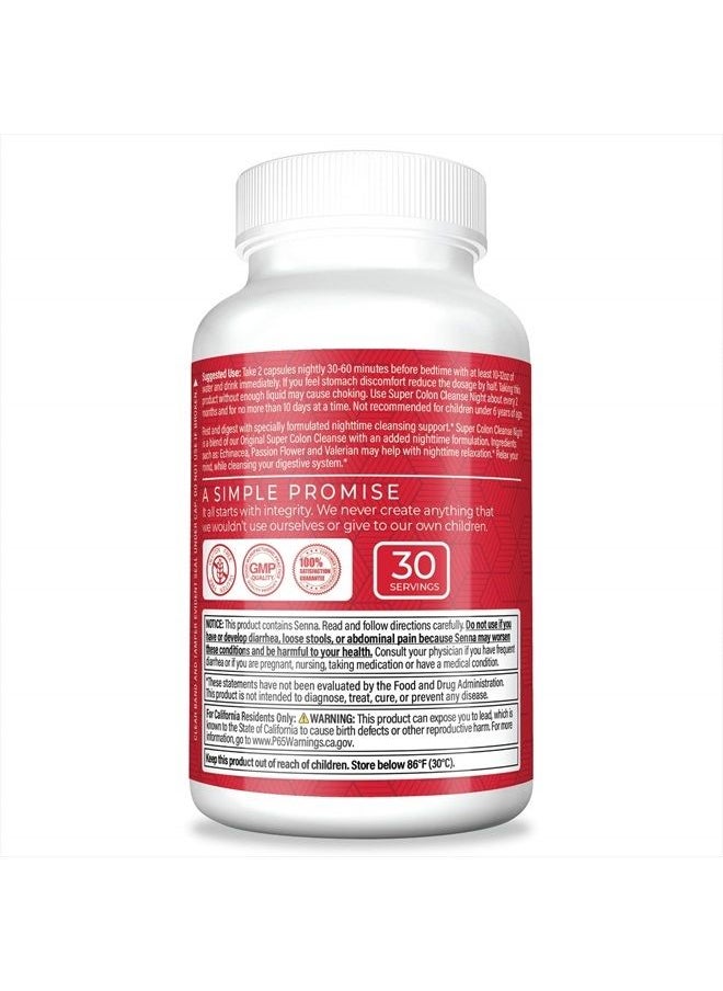 Health Plus Super Colon Cleanse, Night Formula Capsules, 60-Count  - Image 2