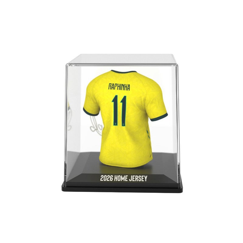 FanCollex - Raphinha  ( Brazil )  -  Home Jersey 2026 Collectible Miniature - Image 3