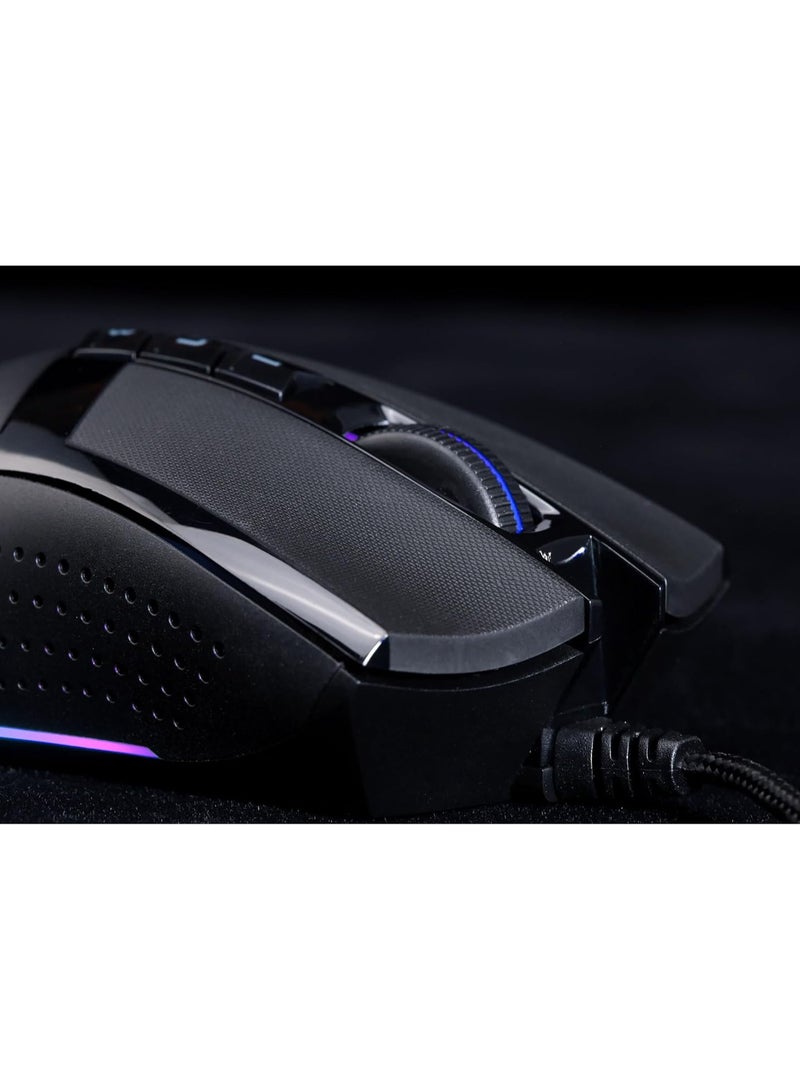 ماوس الألعاب Bloody W90 Max RGB - مستشعر بصري BC3332-A 10,000 نقطة في البوصة - معدل تقرير 2,000 هرتز - 4 أنواع من مفاتيح إعداد LOD - استجابة المفتاح 1 مللي ثانية - حقن مزدوج... - Image 2