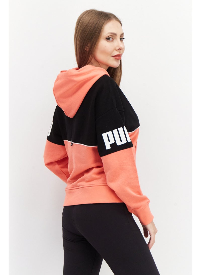 PUMA Women Sportswear Fit Outdoor Hoodie, Black  - Image 5