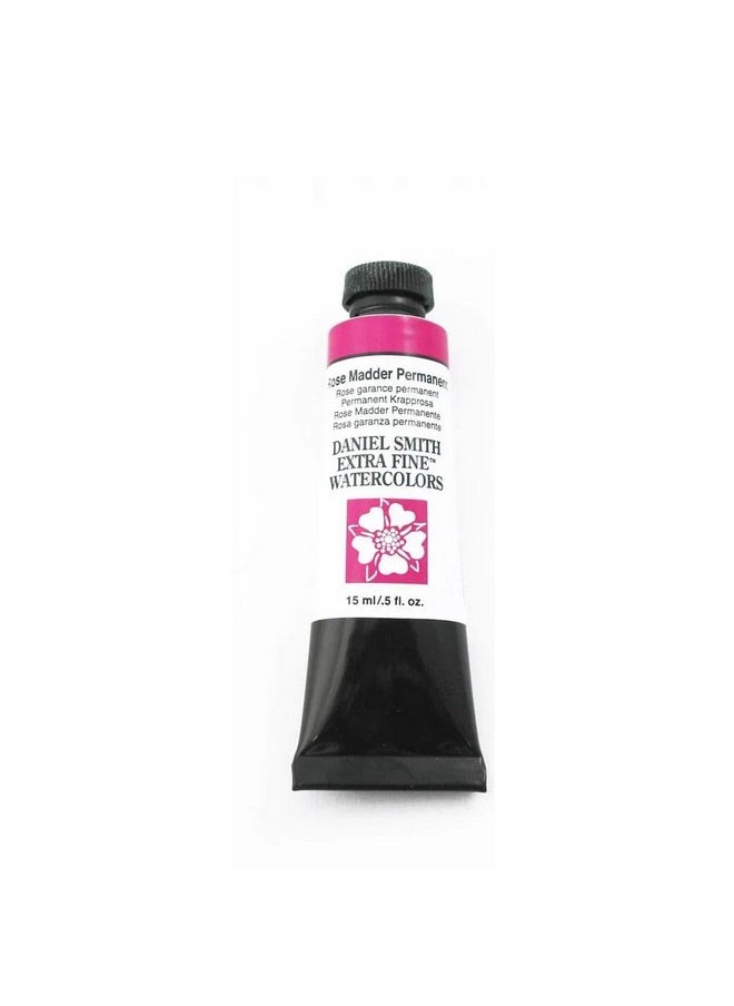 Daniel Smith - Extra Fine Watercolor 15Ml Paint Tube Rose Madder Permanent 0.5 Fl Oz (Pack Of 1) - Image 1